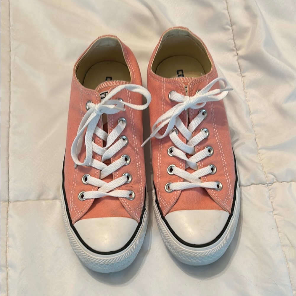 Converse Pink Low-Top Sneakers